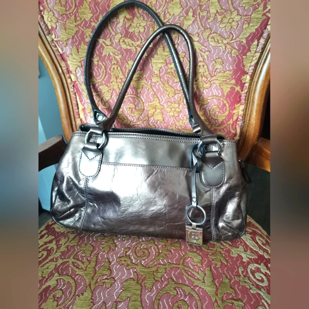 Giani Bernini Metallic Bronze Shoulder Bag